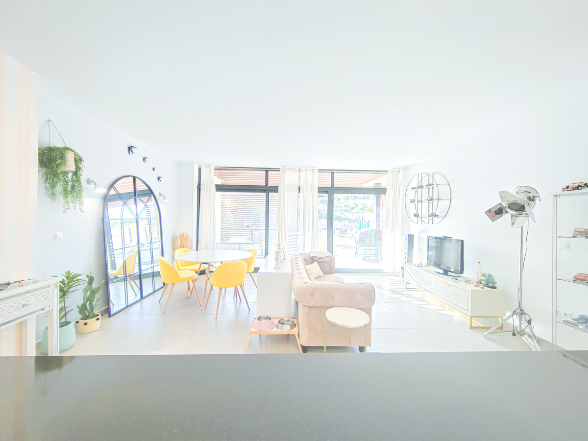 Piso en venta con jardín