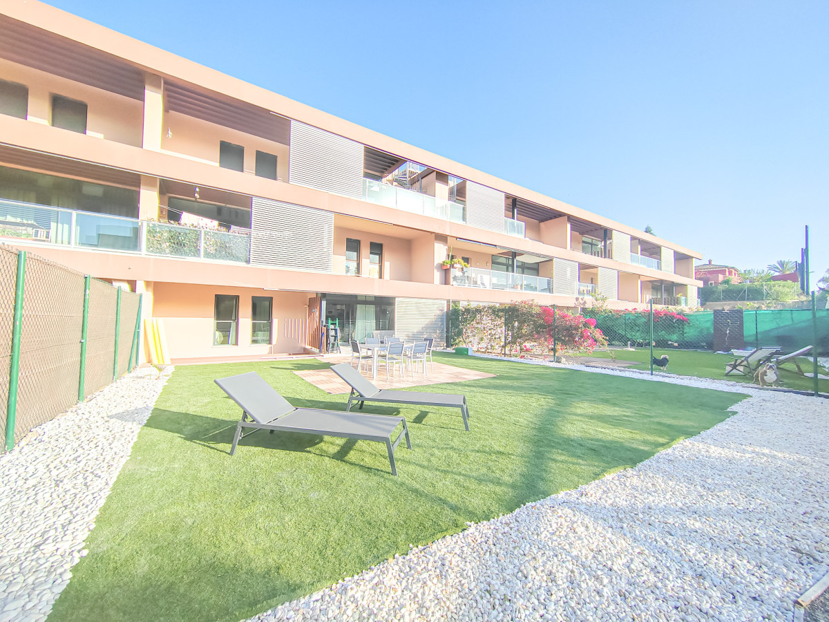 Piso en venta con jardín