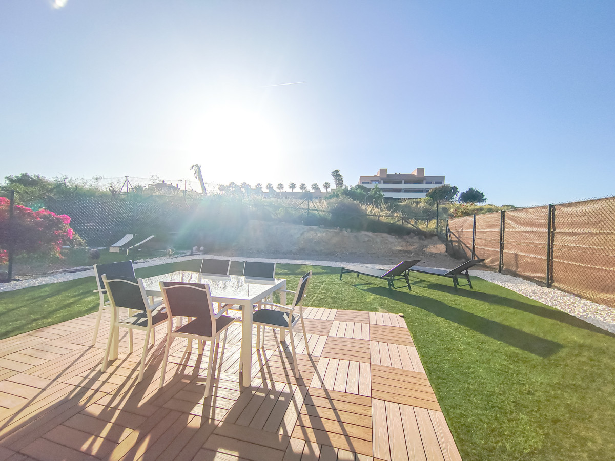 Piso en venta con jardín