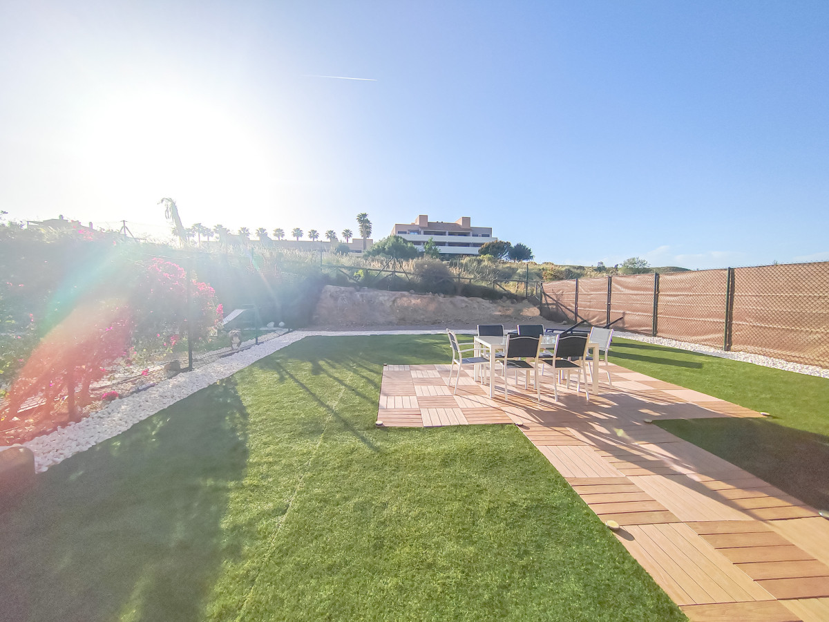 Piso en venta con jardín